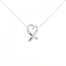Tiffany & Co 925 Silver Loving Heart Small Necklace E1110