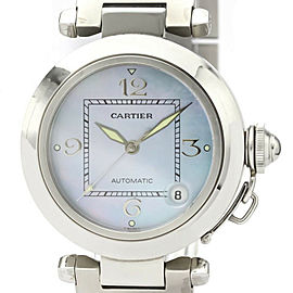 CARTIER Pasha C Stainless steel Automatic Watch W3104645 LXGoodsLE-408