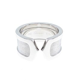 Cartier 18K white Gold C2 Large Ring LXGYMK-679