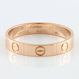 CARTIER: 18K Pink Gold Ring US8 ,EU57- LXKG-372