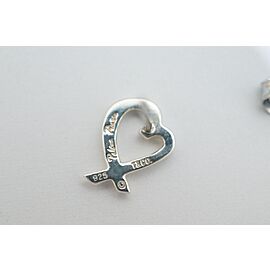 TIFFANY & Co Sterling Silver Paloma Picasso Mini Loving Heart Earrings