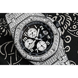 Audemars Piguet Royal Oak Offshore Chronograph 42mm Stainless Steel Diamond Watch