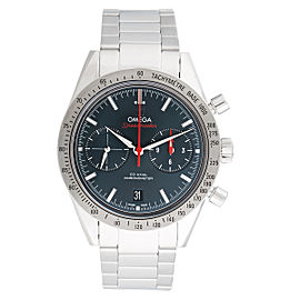 Omega Speedmaster 33110425103001 Chronograph Blue Dial Stainless Steel 41.5mm Mens Watch