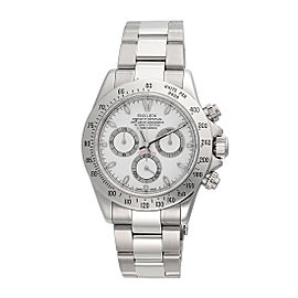Rolex Daytona 116520 Chronograph Stainless Steel White Dial Automatic 40mm Watch