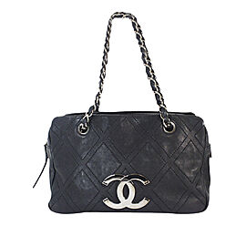 Chanel CC Timeless Lambskin Leather Tote Bag
