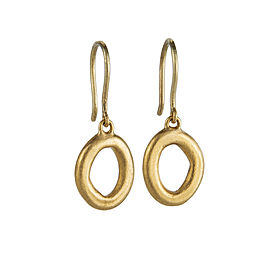 Yossi Harari Jewelry Roxanne 24k Gold Openwork Melissa Earrings