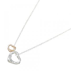 TIFFANY & Co Open Heart 925 Silver Necklace
