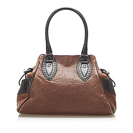 Fendi Etniko Leather Handbag