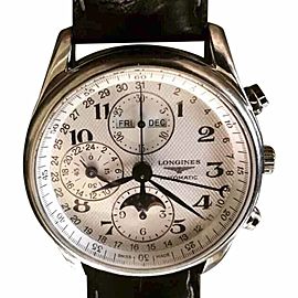 Longines Master Collection Stainless Steel & Leather 40mm Watch