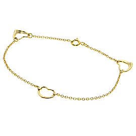 Tiffany & Co 18K Yellow Gold Open heart Bracelet QJLXG-2546