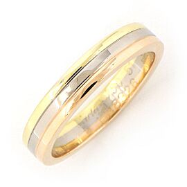 Cartier 18k White, Yellow, Pink Gold Ring