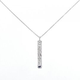 TIFFANY & Co 925 Silver Diamond Notes Necklace LXGKM-250