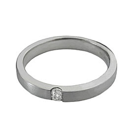 Tiffany&Co. Platinum Ring with Diamond, 3mm