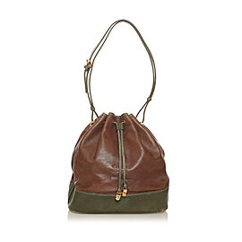 Loewe Anagram Leather Bucket Bag