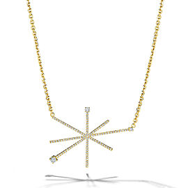 Piece Star Diamond Necklace - X-Large
