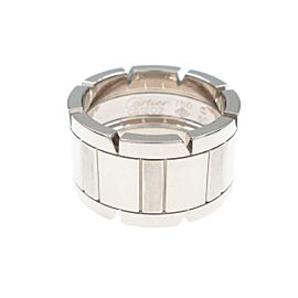 Cartier 18k White Gold Tank Francaise Large Ring LXGYMK-414