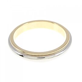Tiffany & Co 950 Platinum/18K Yellow Gold Mirugurein US 8 Ring E0700