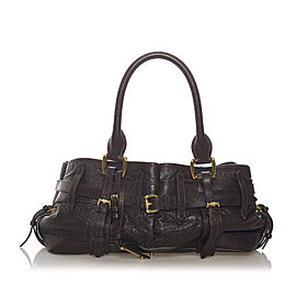 Burberry Rowan Leather Shoulder Bag
