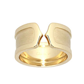 Cartier 18K Yellow Gold Logo Ring