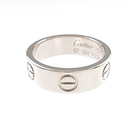 Cartier 18K white Gold Love Ring LXGYMK-346