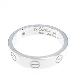 Cartier 18K white Gold Mini Love Ring LXGYMK-216