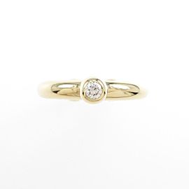 TIFFANY & Co 18K Yellow Gold Diamond Ring LXGYMK-777