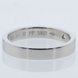 CARTIER 950 Platinum Engraved Ring LXGBKT-941
