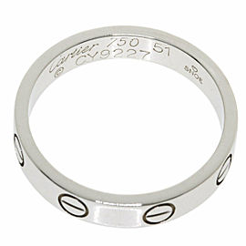 CARTIER 18K white Gold Ring US (5.5) LXGQJ-645
