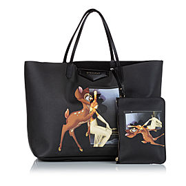 Givenchy Bambi Antigona Leather Tote Bag