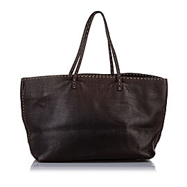 Fendi Selleria Leather Tote Bag