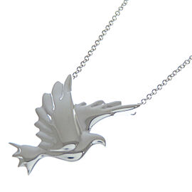 TIFFANY & Co 925 Silver Bird motif Necklace QJLXG-24249