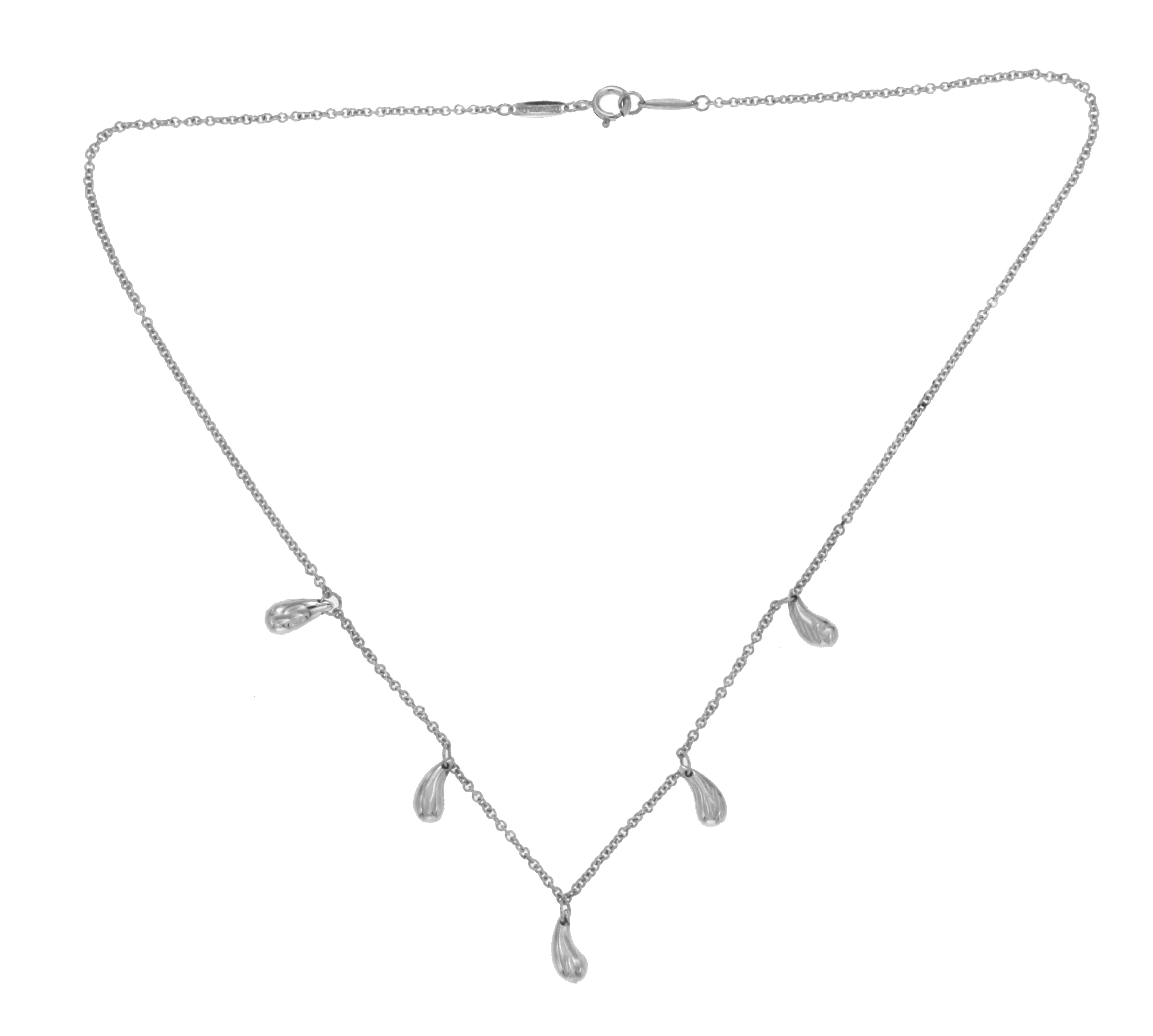 tiffany and co teardrop necklace