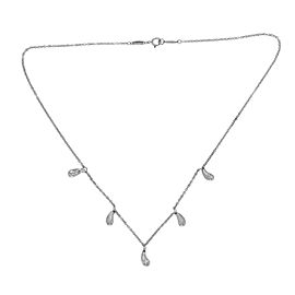 Tiffany & Co. 925 Sterling Silver Elsa Peretti 5 Teardrop Necklace