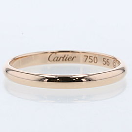 CARTIER 18k Pink Gold 1895 Wedding Ring LXGBKT-116
