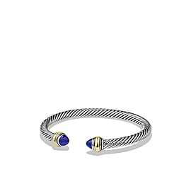 David Yurman Sterling Silver & 14k Gold Lapis Lazuli Bracelet