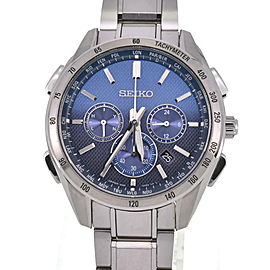 SEIKO Brights Stainless Steel Solar Powered Radio Watch LXGJHW-611