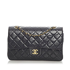 Chanel Classic Medium Lambskin Leather Double Flap Bag