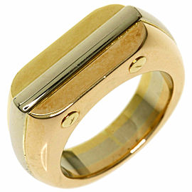 CARTIER K18 Yellow Gold/K18 White Gold/18K Pink Gold Santos antique Ring