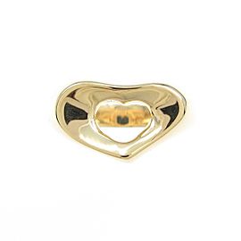 TIFFANY & Co 18K Yellow Gold Heart Ring LXGYMK-776