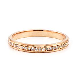 Cartier 18K Pink Gold D'Amour Full Eternity Diamond US 5.25 Ring