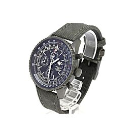 Breitling Navitimer M19380 Black Stainless Steel Automatic 48mm Mens Watch