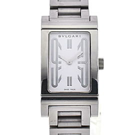 BVLGARI Rettangoro RT39S stainless steel Quartz Watch LXGJHW-387