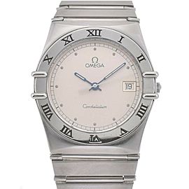 OMEGA Constellation Date stainless steel Quartz Watch LXGJHW-463
