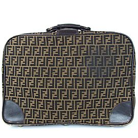 Fendi Monogram Ff Zucca Suitcase Luggage 860111 Brown Canvas Weekend/Travel Bag