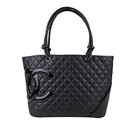 Chanel Cambon Ligne Lambskin Leather Tote Bag