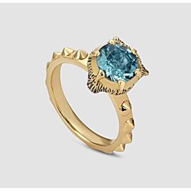 Gucci Le Marche des Merveilles Aquamarine Gold Ring
