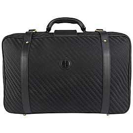Gucci Large Black Monogram GG Suitcase Luggage 1026g47