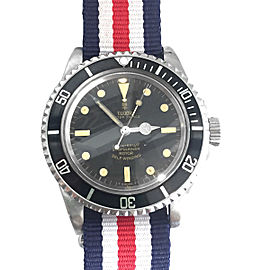 Tudor Submariner 7928 Stainless Steel & Canvas 40mm Watch