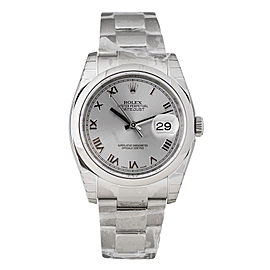 Rolex Datejust II 116300 SRO 36 Rhodium Dial Stainless Steel Oyster Automatic Men's Watch