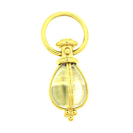 Temple St. Clair 18K Classic Amulet with oval rock crystal Pendant